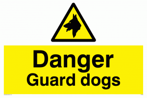 WV153: danger guard dogs