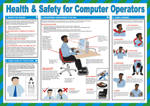 HS1581: Health & Safety Computer Ops Poster