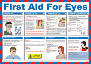 HS1602: First Aid for Eyes Poster