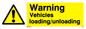 WV165: warning vehicles loading unloading