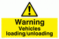 WV165: warning vehicles loading unloading