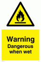 WN175: dangerous when wet