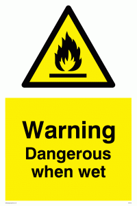 WN175: dangerous when wet