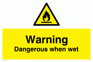 WN175: dangerous when wet