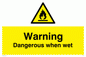 WN175: dangerous when wet