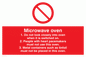 PM187: microwave oven rules