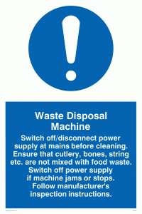MM188: waste disposal machine rules