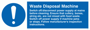 MM188: waste disposal machine rules