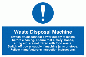 MM188: waste disposal machine rules