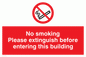 PS18: No smoking extinguish