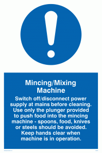 MM190: mincing/mixing machine rules