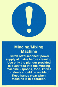MM190: mincing/mixing machine rules