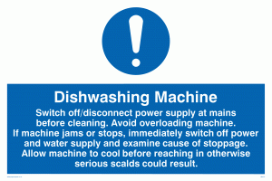 MM191: dishwashing machine rules