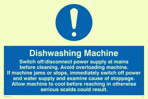 MM191: dishwashing machine rules