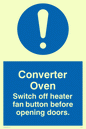MM193: Converter oven switch off
