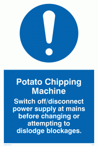 MM195: potato chipping machine rules
