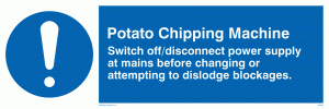MM195: potato chipping machine rules