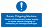 MM195: potato chipping machine rules