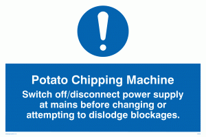 MM195: potato chipping machine rules