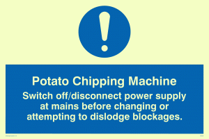 MM195: potato chipping machine rules