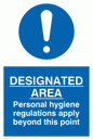 MH201: Designated area hygiene rules