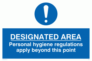 MH201: Designated area hygiene rules