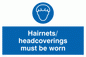MH204: hairnets/headcoverings must be worn