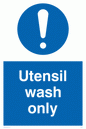 MH206: utensil wash only