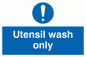 MH206: utensil wash only