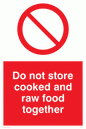 PH208: do not store cooked and raw food together