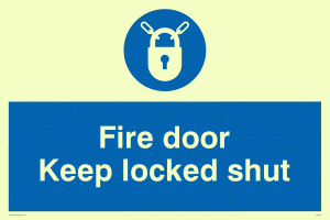 MQ230: fire door keep locked shut