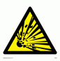 WN24: explosive material warning symbol only