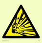 WN24: explosive material warning symbol only
