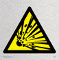 WN24: explosive material warning symbol only