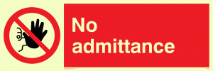 PA25: No Admittance