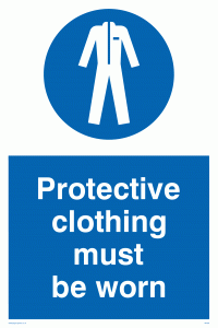 MP292: protective clothing must be worn