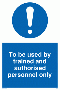 MM294: Used by trained personnel only
