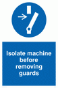 MM295: isolate machine before removing guards