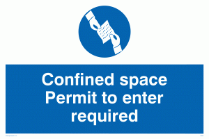 MA297: confined space permit to enter required