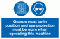 MP301: Guards & eye protection needed