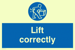 MV314: lift correctly