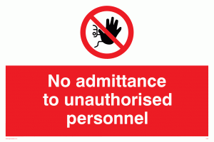 PA32: no admittance to unauthorised
