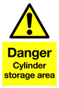 WV3563: Danger Cylinder storage area