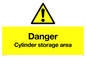 WV3563: Danger Cylinder storage area