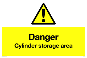 WV3563: Danger Cylinder storage area