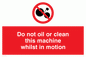 PM38: do not oil whilst in motion