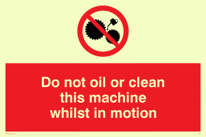 PM38: do not oil whilst in motion