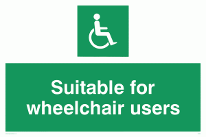 SD454: suitable for wheelchair users