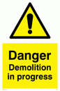 WC478: danger demolition in progress