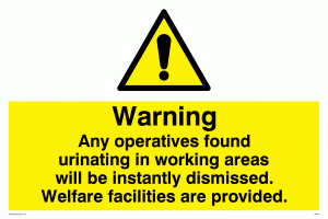 WC481: any operatives found urinating